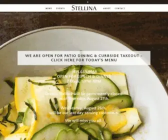 Osteriastellina.com(Osteria Stellina) Screenshot