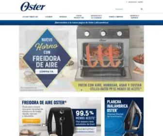 Osterlatinamerica.com(Oster®) Screenshot