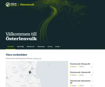 Osterlenvulk.se(Däck) Screenshot