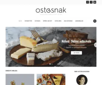 Ostesnak.dk(Velkommen til Ostesnak) Screenshot