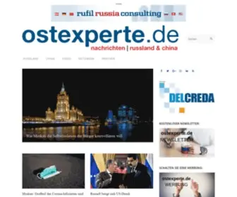 Ostexperte.de(Nachrichten zur Wirtschaft in Russland) Screenshot