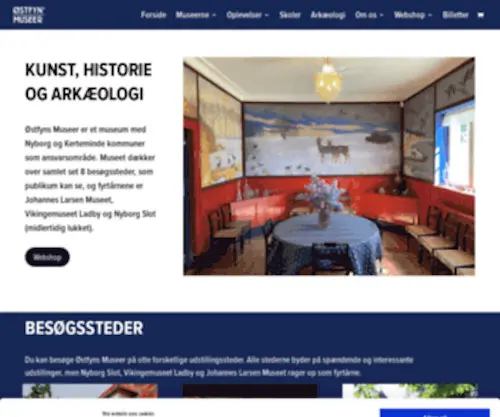 Ostfynsmuseer.dk(Østfyns museer) Screenshot