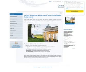 Osthavelland.com(Kommunale Arbeitsgemeinschaft Ost Havelland) Screenshot