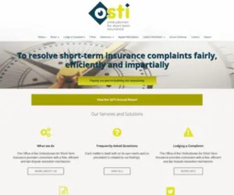 Osti.co.za(Osti) Screenshot