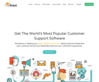 Osticket.com(Support Ticket System) Screenshot