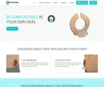 Ostoform.com(Healthy Skin by Better Design) Screenshot