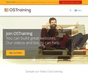 Ostraining.com(Home) Screenshot