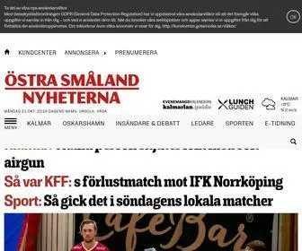 Ostrasmaland.se(Startsida) Screenshot