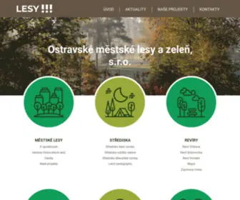 Ostravskelesy.cz(Ostravské městské lesy) Screenshot