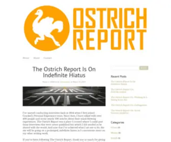 Ostrich-Report.com(Ostrich Report) Screenshot