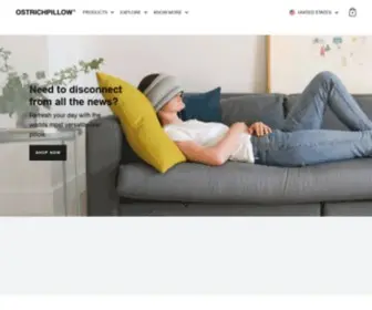 Ostrichpillow.com(OSTRICHPILLOW ®) Screenshot