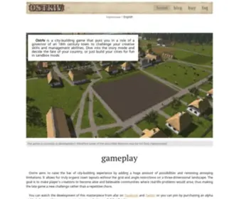 Ostrivgame.com(A city building game) Screenshot
