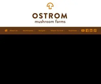 Ostrommushrooms.com(Family Owned SinceOstrom Mushroom Farms) Screenshot