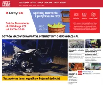 Ostrowmaz24.pl(Ostrów Mazowiecka) Screenshot