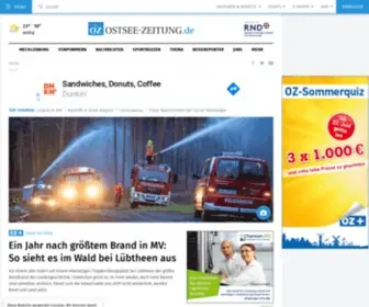 Ostsee-Zeitung.de(Ostsee Zeitung) Screenshot