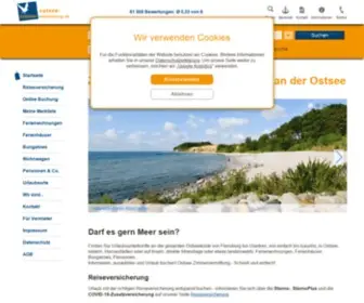 Ostsee-Zimmervermittlung.de(Unterkunft an der Ostsee) Screenshot