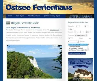 Ostseeferienhausruegen.de(Ostsee) Screenshot