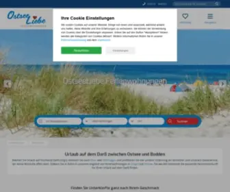 Ostseeliebe-Ferienwohnungen.de(Urlaub zwischen Ostsee und Bodden) Screenshot