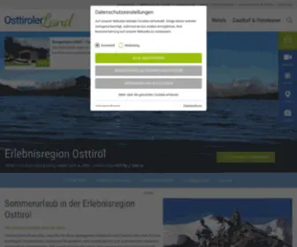Osttirolerland.com(Alles für Ihren Osttirol Urlaub) Screenshot