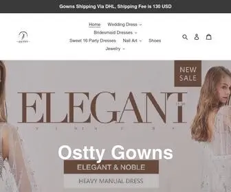Ostty.com(Shop High Quality 2020 Wedding Dresses Prom Dresses From Ostty) Screenshot