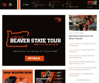 Osubeavers.com(Oregon State University Official Athletic Site) Screenshot