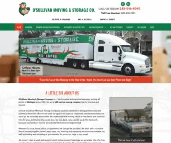 Osullivanmoving.com(OSullivan Moving & Storage Company) Screenshot