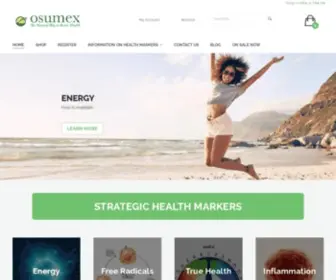 Osumex.com(The Natural Way to Better Health) Screenshot