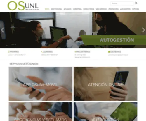 Osunl.org.ar(OSUNL) Screenshot