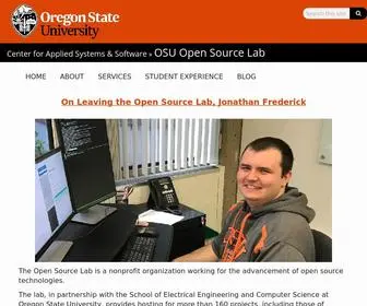 Osuosl.org(Oregon State University) Screenshot