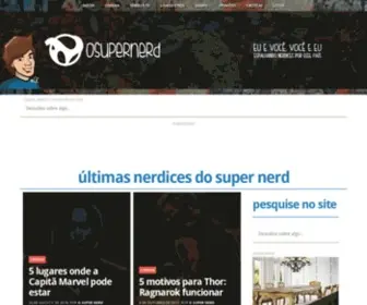 Osupernerd.com.br(O Super Nerd) Screenshot