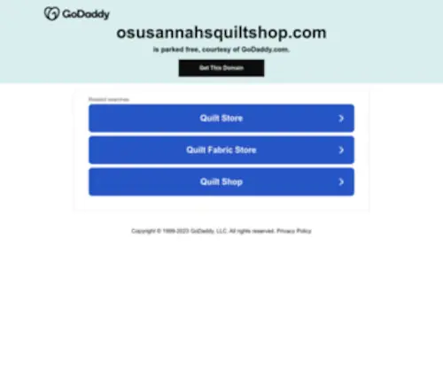 Osusannahsquiltshop.com(Quilting fabric) Screenshot