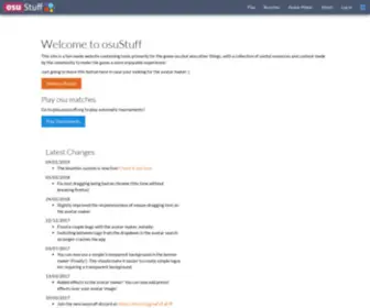 Osustuff.org(OsuStuff Home) Screenshot