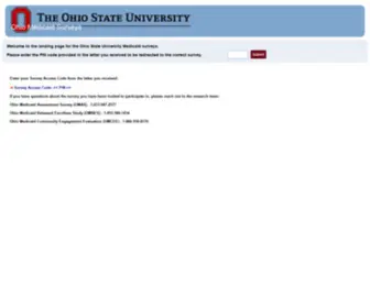 Osusurvey.com(The Ohio State University) Screenshot