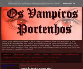 Osvampirosportenhos.com.br(Os Vampiros Portenhos) Screenshot