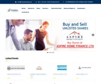 Oswaltrading.com(Delisted Shares) Screenshot