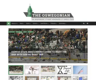 Oswegonian.com(The Independent Student Newspaper of Oswego State University) Screenshot