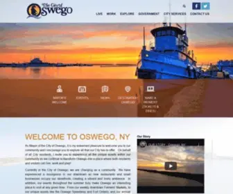 Oswegony.org(The Official Web Site of the City of Oswego) Screenshot