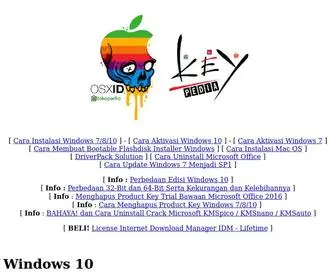 Osxid.net(Microsoft Software Download Listing) Screenshot