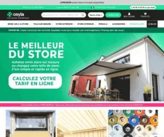 Osyla.com(Toile de store banne sur mesure) Screenshot