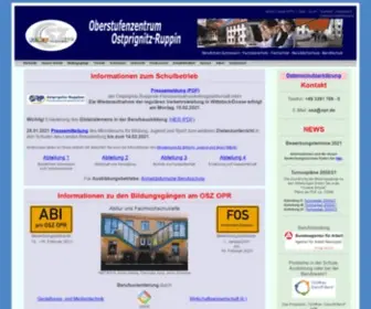 Oszopr.de(Oberstufenzentrum Ostprignitz) Screenshot