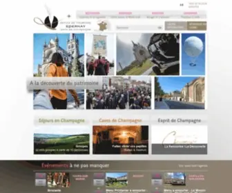 OT-Epernay.fr(Venez découvrir Epernay en Champagne au cœur du vignoble) Screenshot