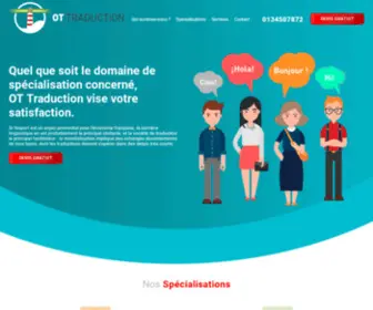 OT-Traduction.fr(Société de traduction) Screenshot