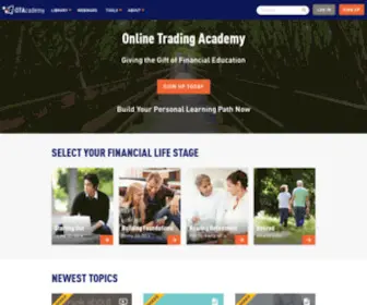 Otacademy.com(Online Trading Academy) Screenshot