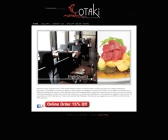 Otakisushi.com(Otaki Sushi 2136 Jericho Tpke Online Order) Screenshot