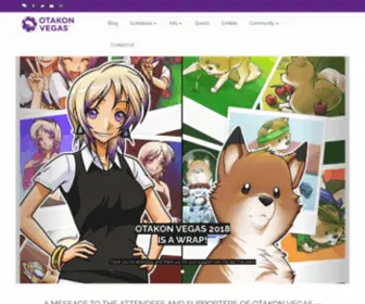 Otakonvegas.com(Otakon Vegas) Screenshot