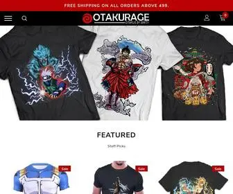 Otakurage.com(Otaku Rage) Screenshot