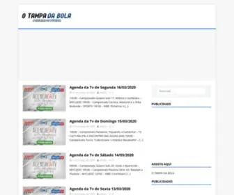 Otampadabola2.com(O Tampa da Bola) Screenshot