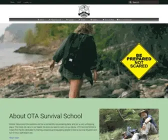 Otasurvivalschool.com(OTA Survival School) Screenshot