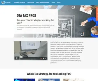 Otataxpros.com(OTA Tax Pros) Screenshot