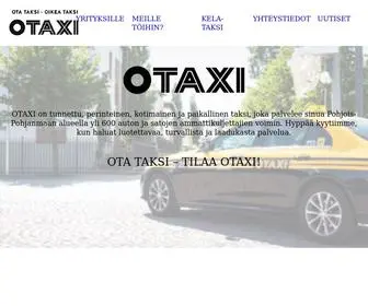 Otaxi.fi(Taksipalvelut Oulun) Screenshot